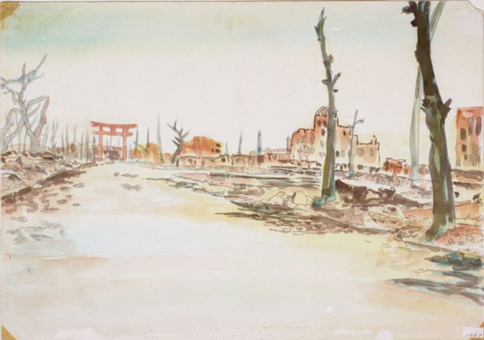 Kojiri Tsutomu, Downtown Ruins, 1973-4